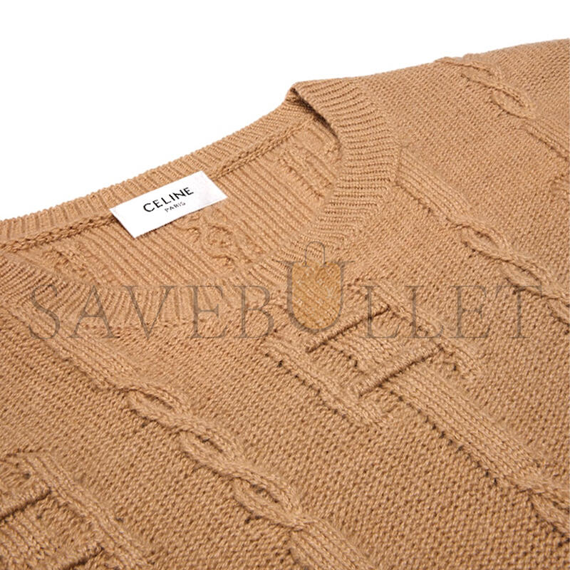 Ce1i*e crewneck sweater in chains cashmere ry0mf0y51.03cm